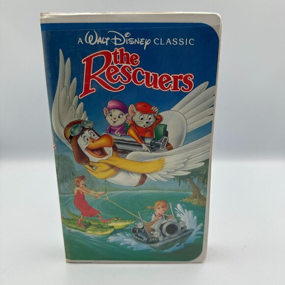 The Rescuers VHS Walt Disney Classic 1992 Animation Family Movie G-Rated - Picture 1 of 3